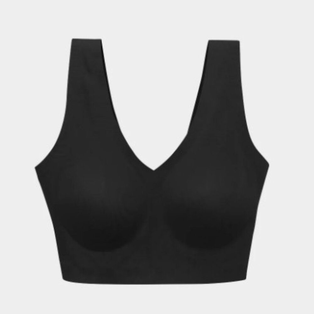 BNWT EBY Wireless Bralette Black XLDD Seamless Comfort